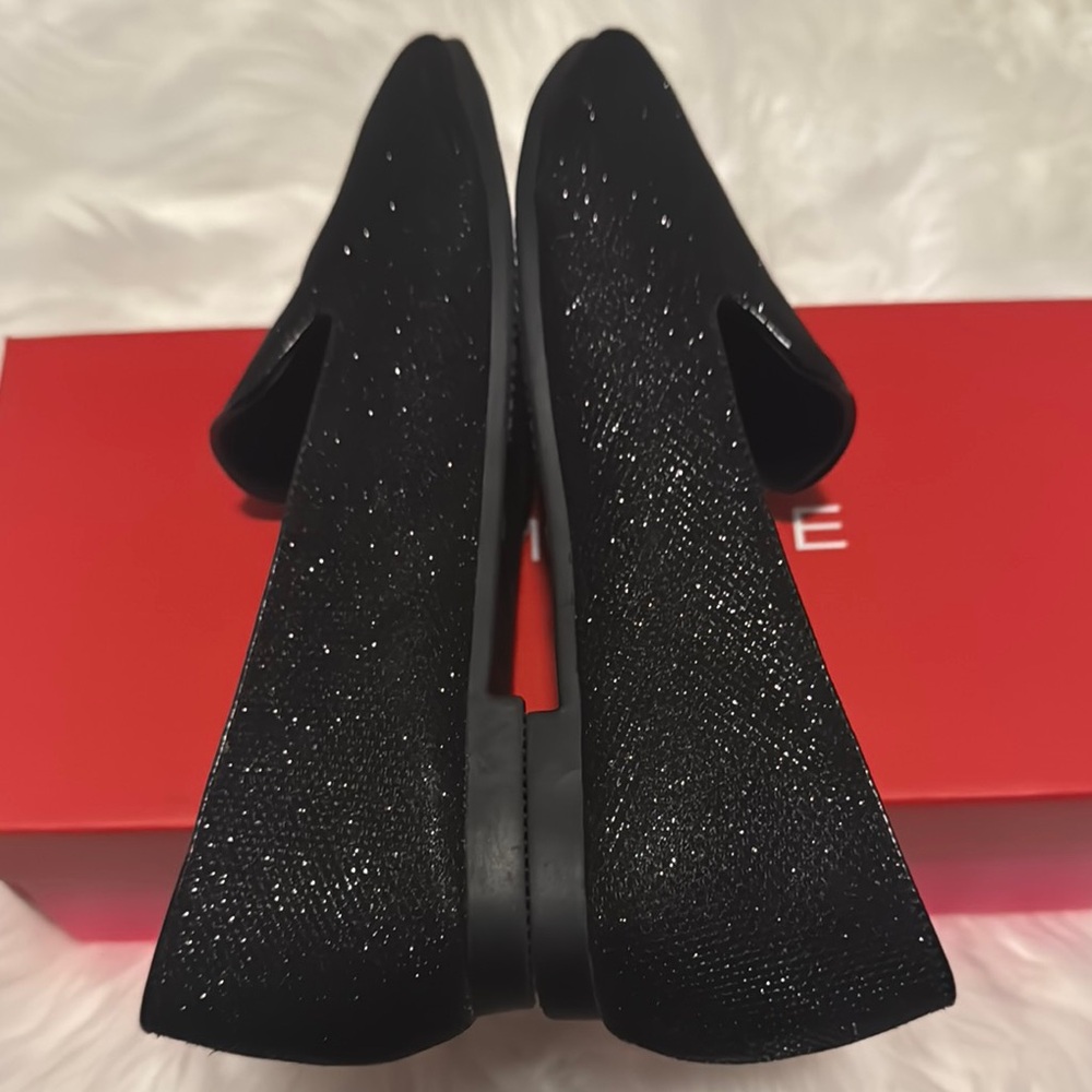 Rampage Black Glitter Loafers - Picture 7 of 9